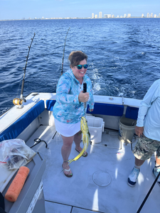 Partly cloudy skies set the stage for epic deep sea action in West Palm Beach!