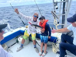 Blackfin tuna caught during fishing charter in Riviera Beach FL