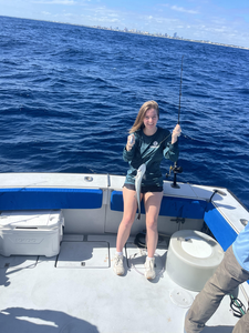 Cruising the open seas and reeling in the catch of the day.