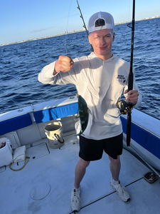 A day on the water with a few good catches.