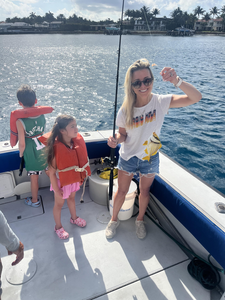 Enjoying a peaceful day out on the water.