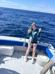 Enjoying a peaceful day out on the open sea.
