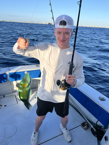 Enjoying a peaceful day on the water.