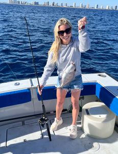 Two people on a fishing tour in Florida
