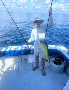Angler enjoying a day of fishing in FL