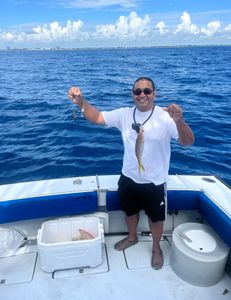 A person fishing in West Palm Beach