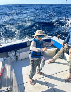 Angler enjoying fishing tours in West Palm Beach