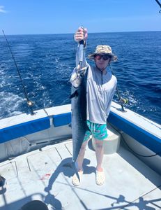 A lone angler fishing in Florida waters