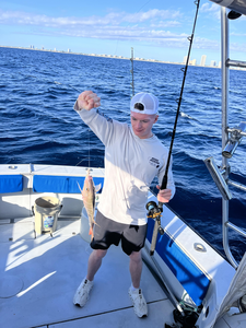 Gone fishin' on the open sea.
