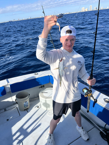 Hooked a beauty on the high seas!