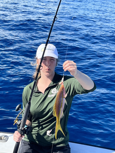 Hooked a little guy out on the open water.