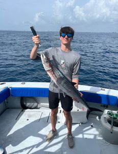 A big king mackerel fish caught fishing in FL