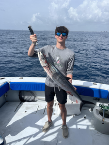 Huge 27-inch King Mackerel caught deep sea trolling in West Palm Beach!