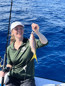 Landed a nice little catch out on the open waters.