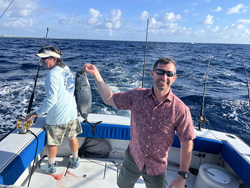Hooked a feisty little tunny off the Florida coast!