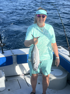 Reeling in a Little Tunny off West Palm Beach – the best fishing action!