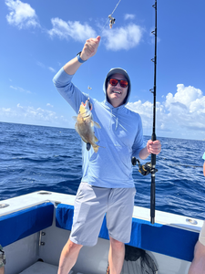 Battling the waves and braving the storm for a big catch in West Palm Beach!