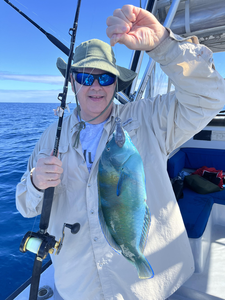 Reeled in a beauty on the high seas!