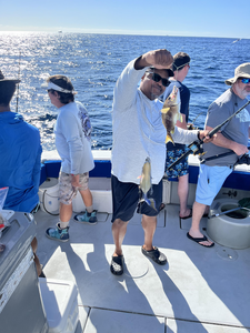 Reeling in the catch of the day!