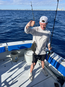 Reeling in a great day on the water.