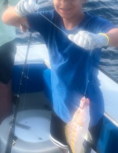 One fisherman fishing in Riviera Beach