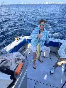 Partly cloudy skies set the stage for an epic deep sea trolling expedition!