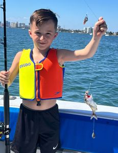 One angler with fishing pole in West Palm Beach