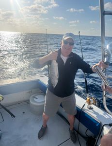 Angler enjoying a fishing tour in West Palm Beach