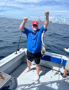 Two white grunt fish caught on a fishing tour in FL
