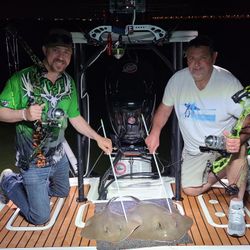 Two anglers fishing in Tampa