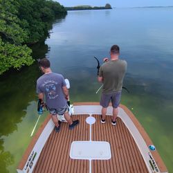 Lone angler fishing in FL