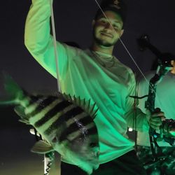 A person fishing in Tampa