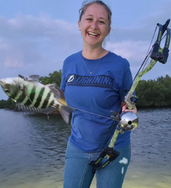 Shot a sheepshead in Tampa Bay 