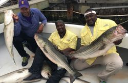 Striped bass caught during fishing trip in Oxford