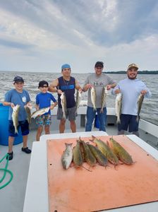 8 striped bass caught in Oxford