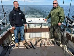 Two anglers fishing in Mexico