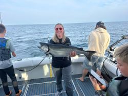Chinook Salmon caught during fishing trip in Mexico