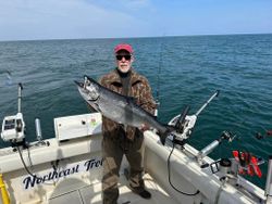 Angler catching a big fish in Mexico