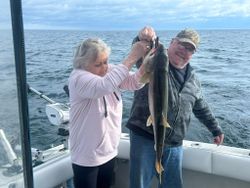 two people fishing in new york