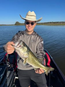 Bass fishing catch displayed on boat in Tavares FL