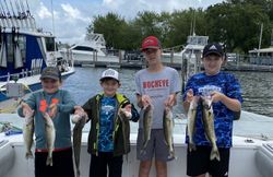 7 largemouth bass caught fishing in OH