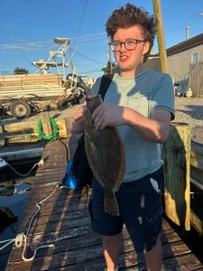 A person fishing in New Jersey