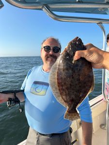 Caught a 22-inch Summer Flounder in NJ