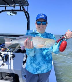 Redfish delight, South Padre Island fun.