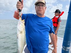 Two anglers fishing in TX
