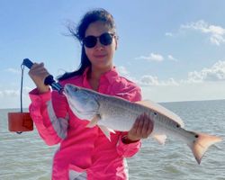 Angler with big fish catch in TX