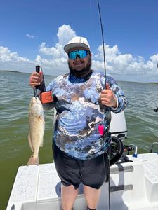 Redfish caught while fishing at South Padre Island