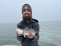 Spotted weakfish caught fishing at South Padre Island