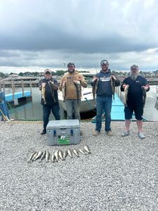 Great fishing trip with friends at Port Clinton