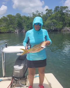 A lone angler fishing in PR